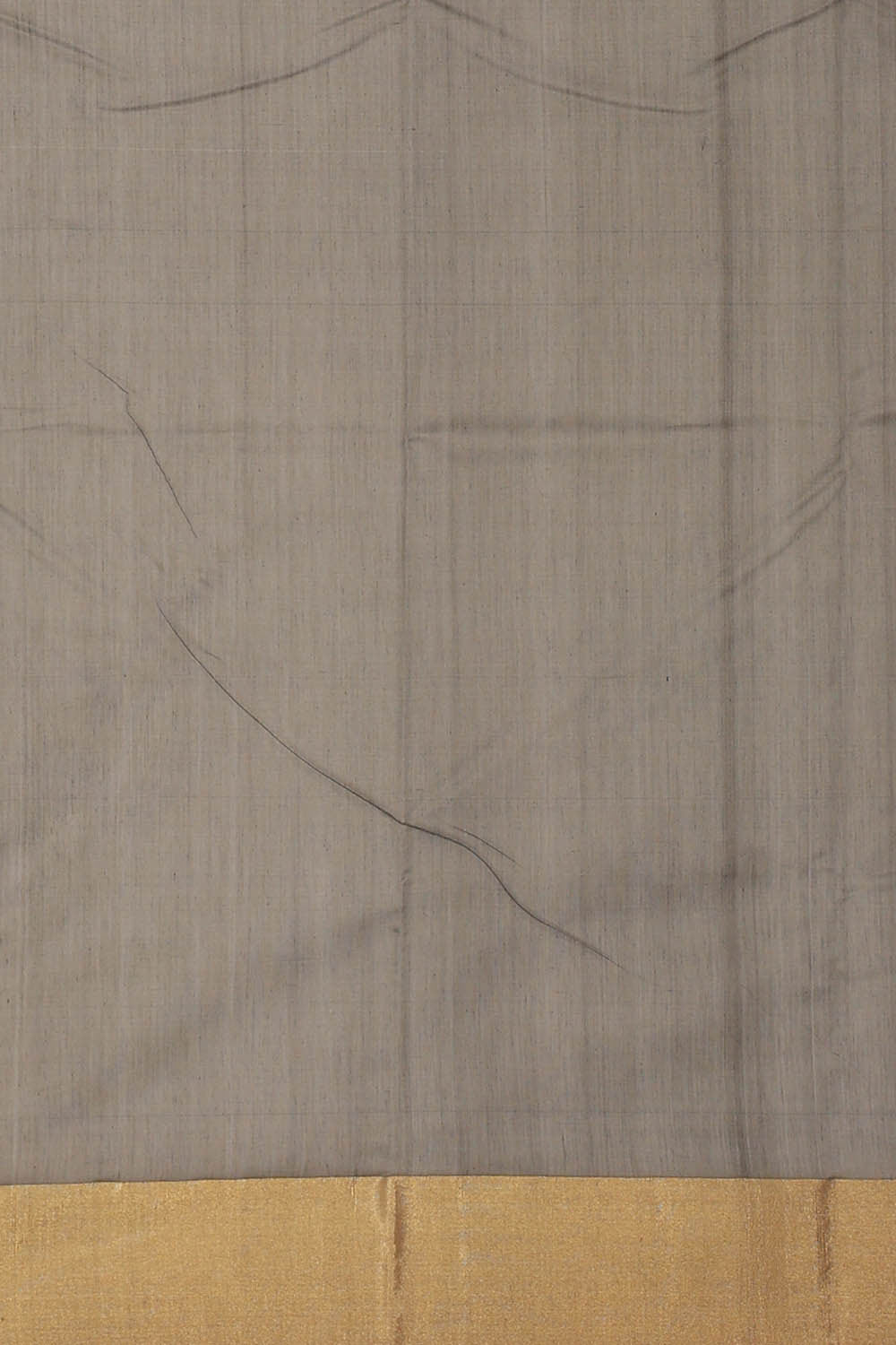 Image of Chanderi Silk Cotton Grey Saree